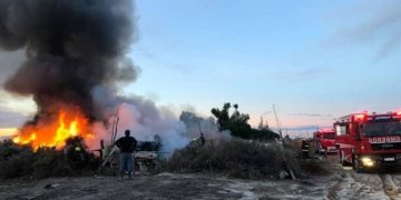 Se incendió una precaria vivienda en el Saladero